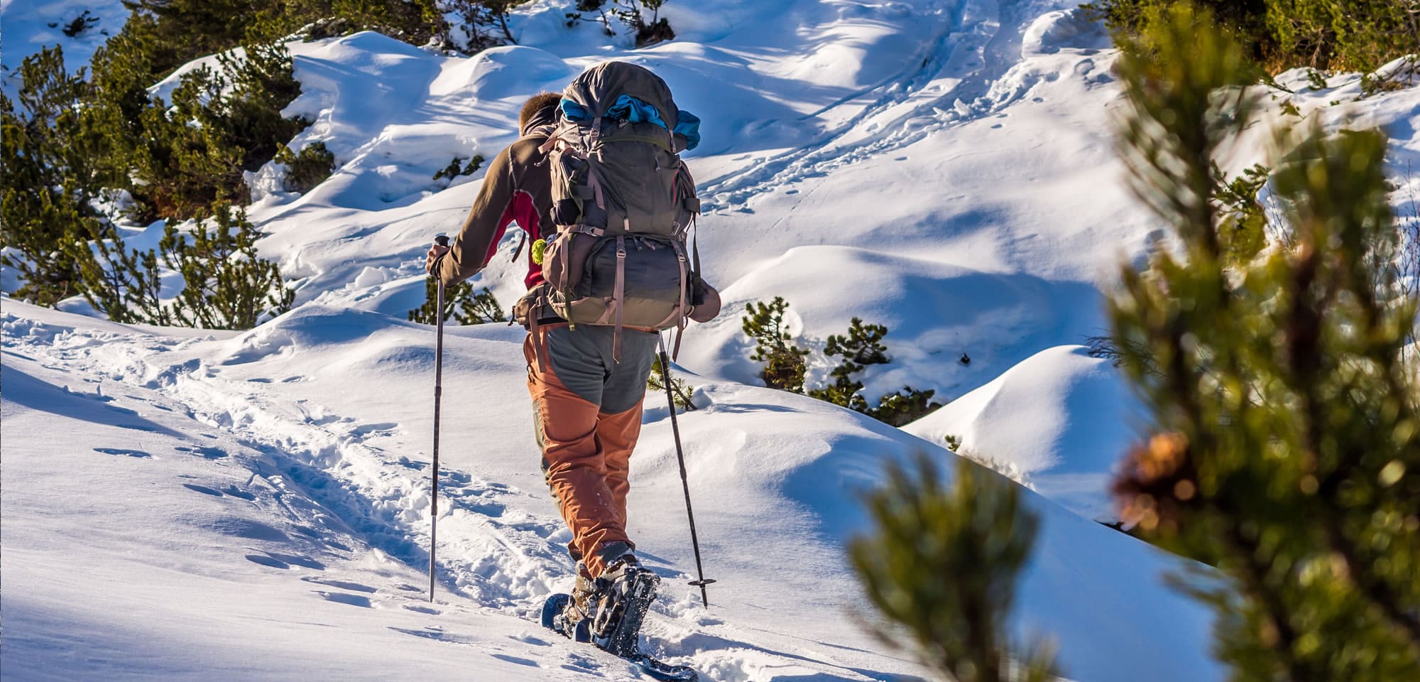 Sneeuwschoenwandelen en toerskiën zijn mogelijk in Flachau © Shutterstock