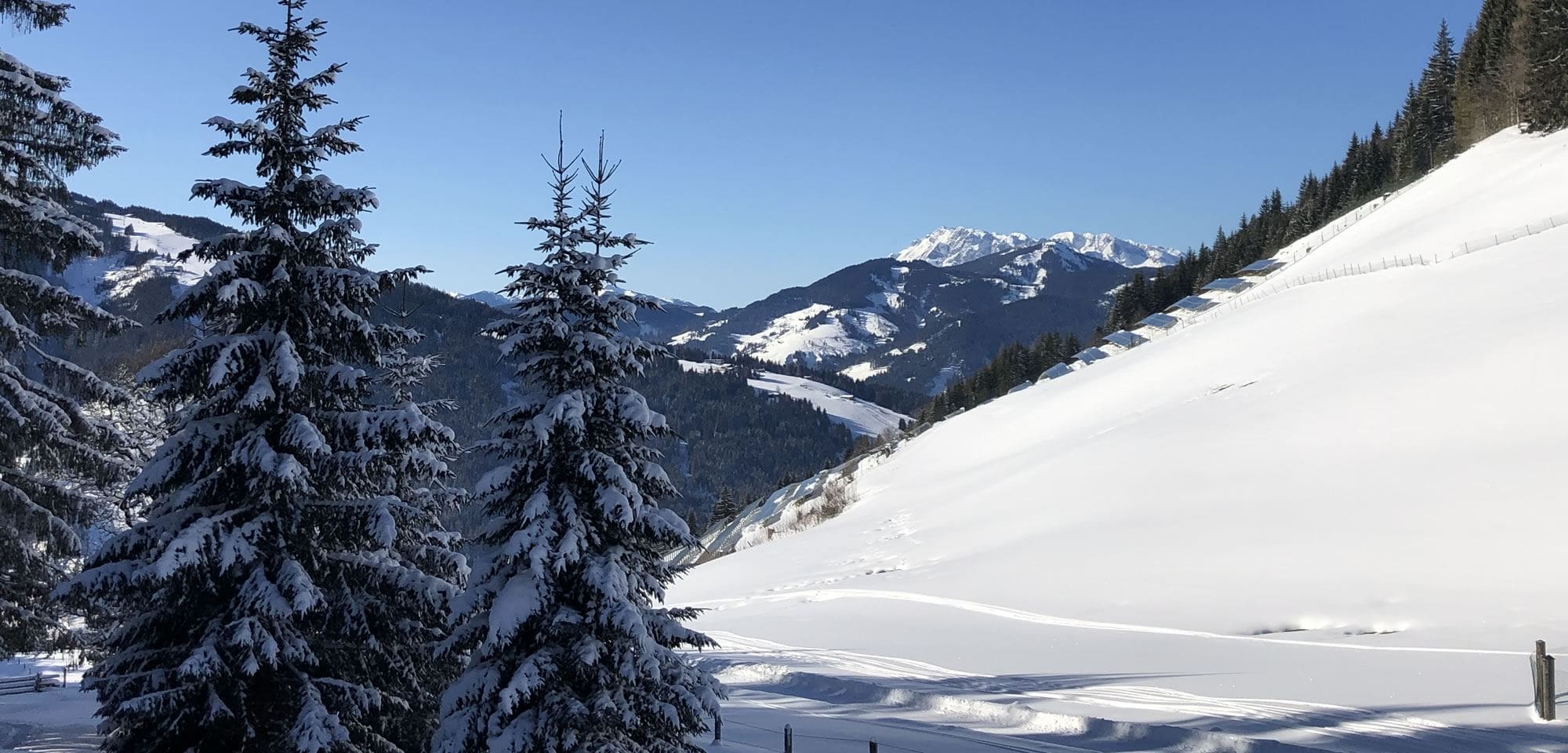 Sneeuwlandschappen in het Salzburger Land